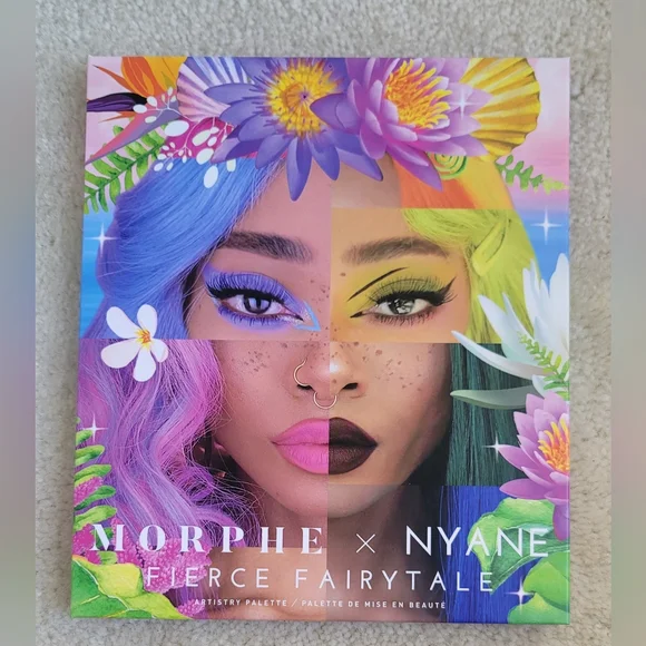 Morphe x Nyane Fierce FairytaleArtistry Eyeshadow Palette + 6 Brushes + Case